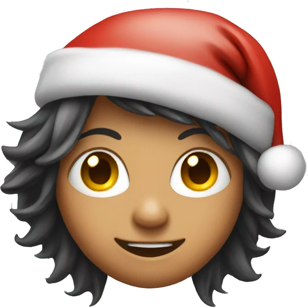 Pixie with Santa hat emoji