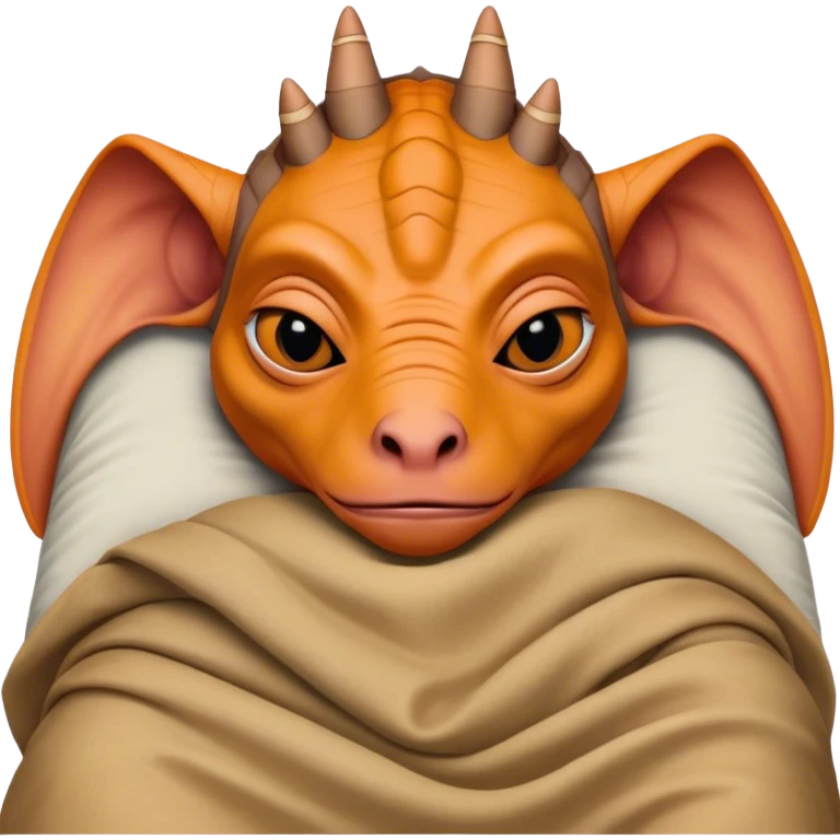 Sleeping jar jar binks form Star Wars emoji