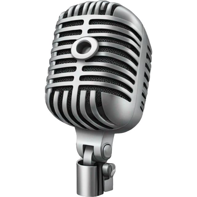 mic having pop message "ADS" emoji