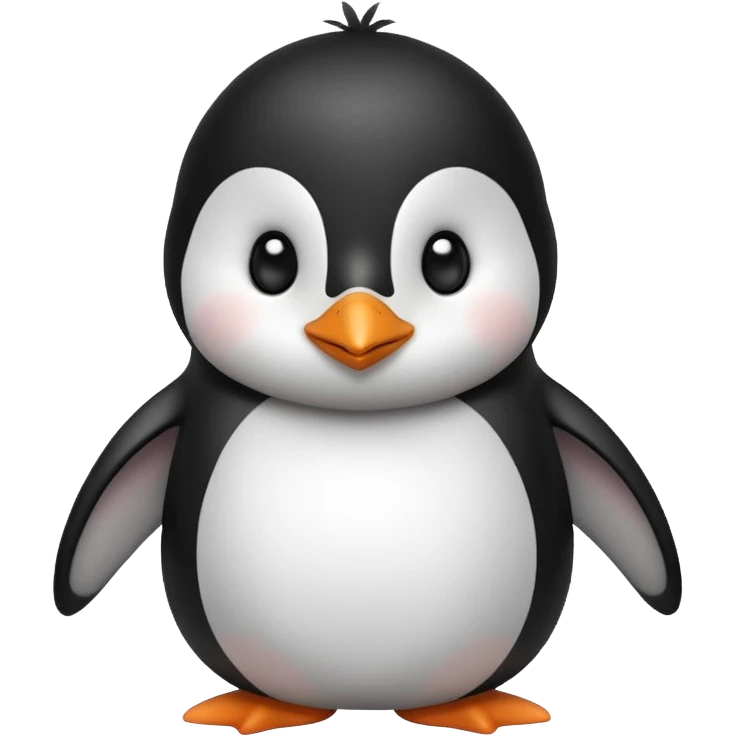 cute penguin make bunch of expressions or emojis, make sure to make him have a sparkle in his eyes emoji