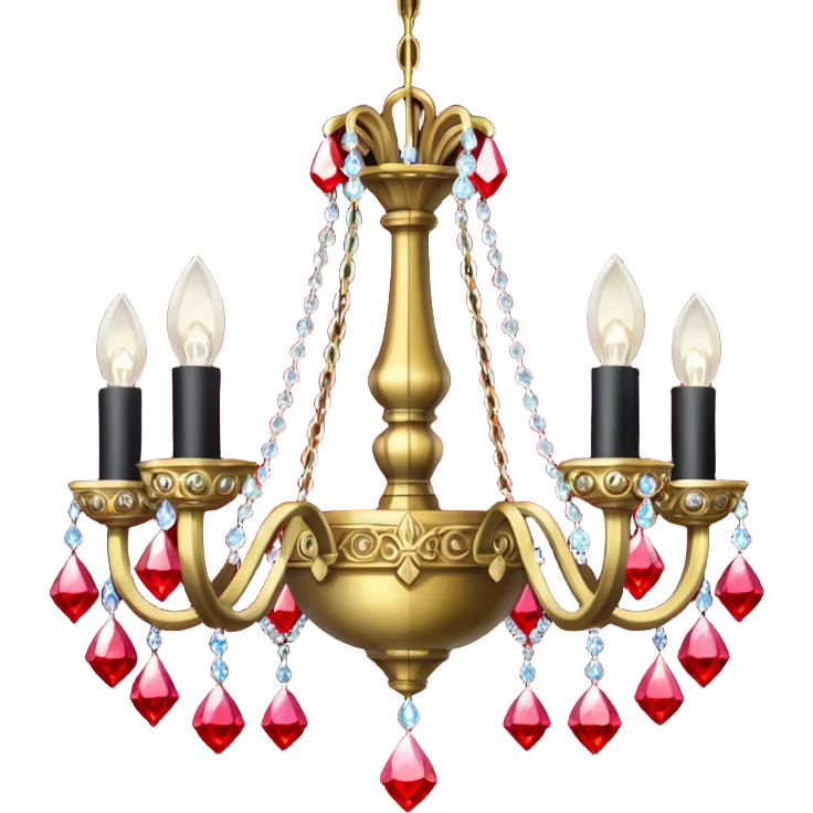 chandelier red emoji