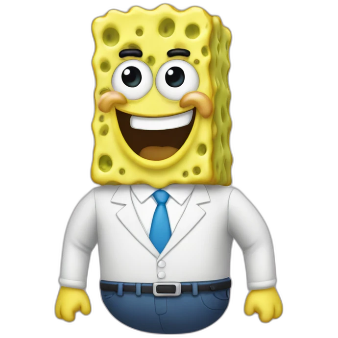 Sponge Bob as product manager emoji