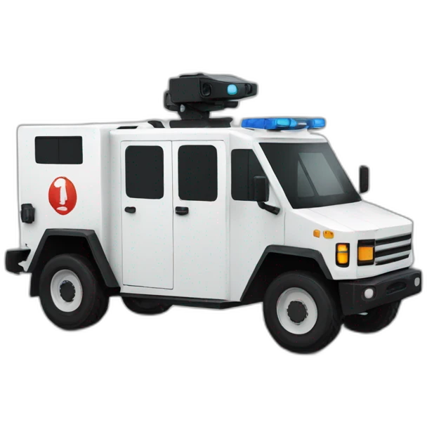 riot control vehicle emoji