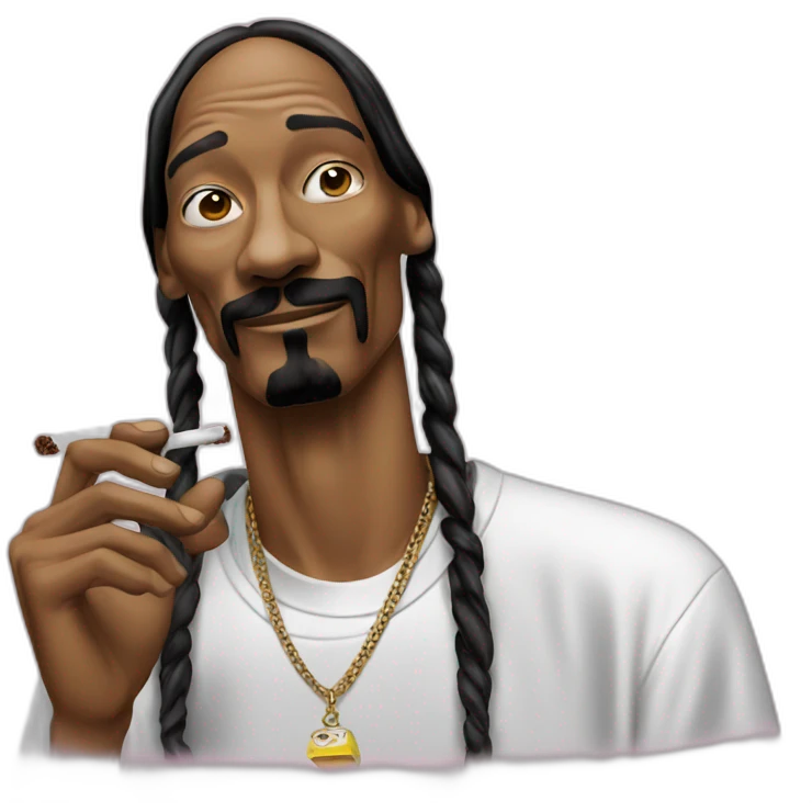 snoop dogg smoking candy emoji