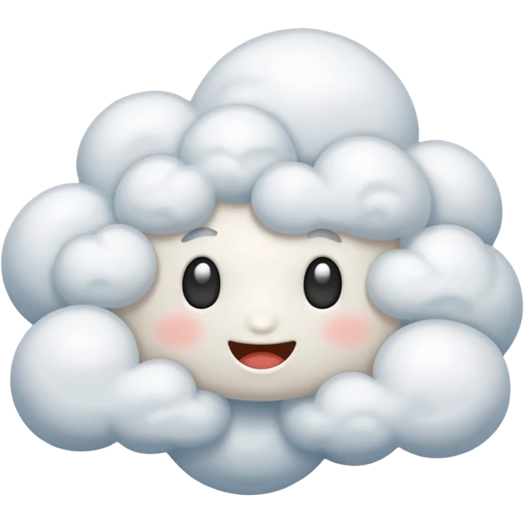 large White Cloud, emotion emoji