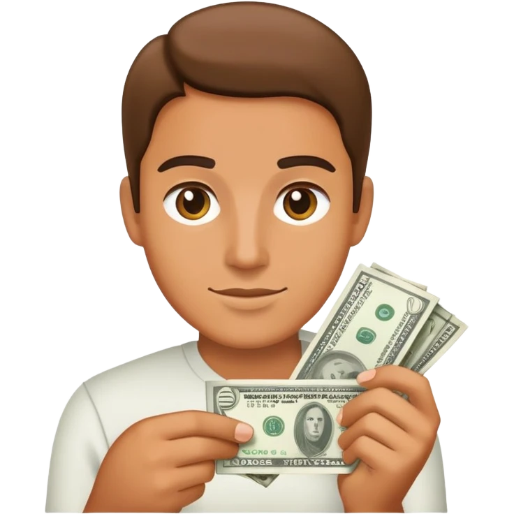 Deer held of money emoji