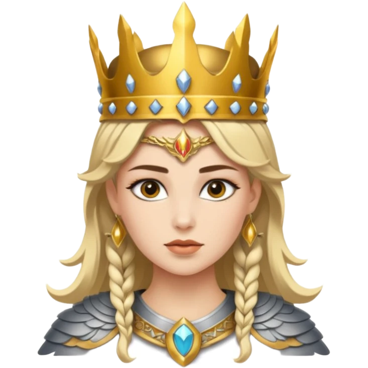 Valkyrie warrior crown emoji