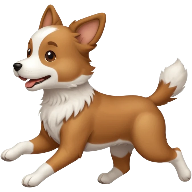 full body view dog emoji