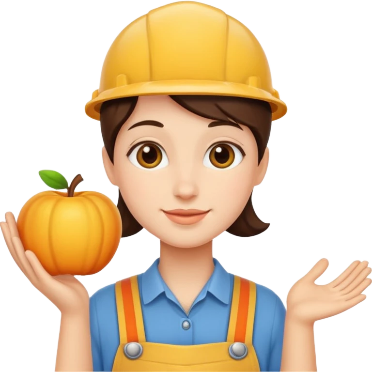 Friendly helper, one person emoji