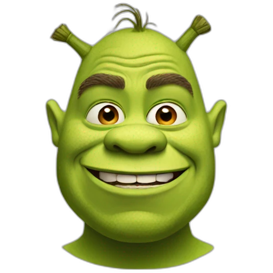 Green Shrek emoji