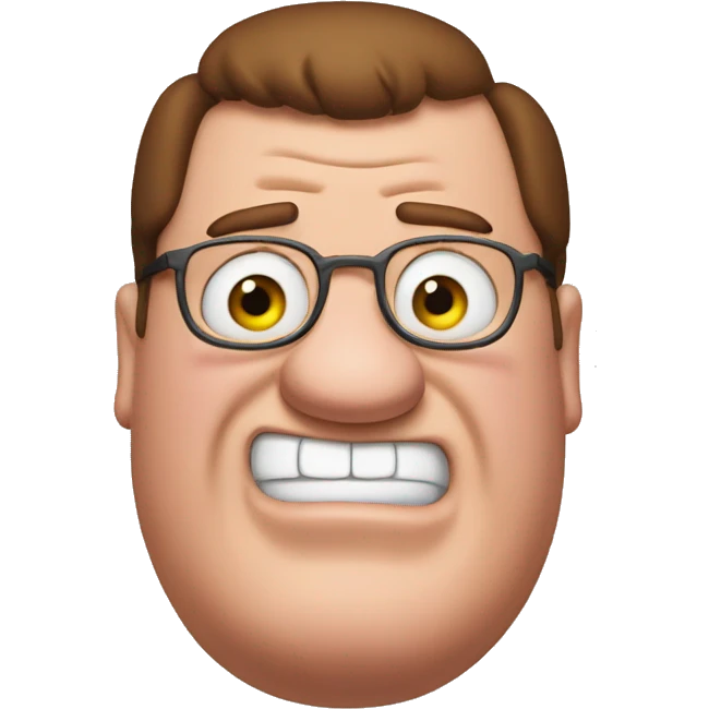 Peter Griffin from "Family Guy" emoji