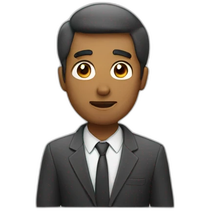 Man asking a question emoji
