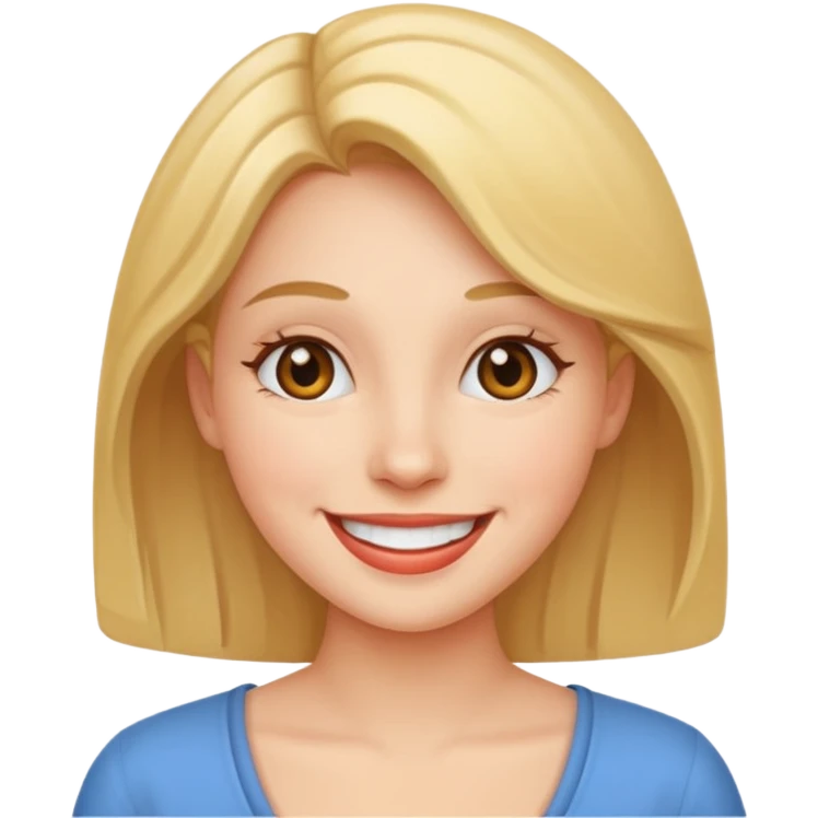 Mujer feliz emoji