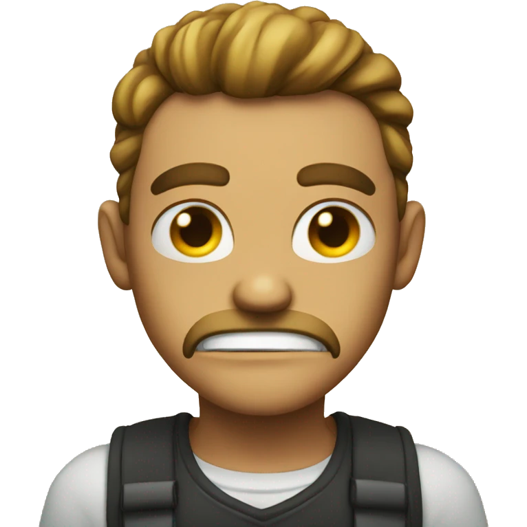 Angry smile emoji