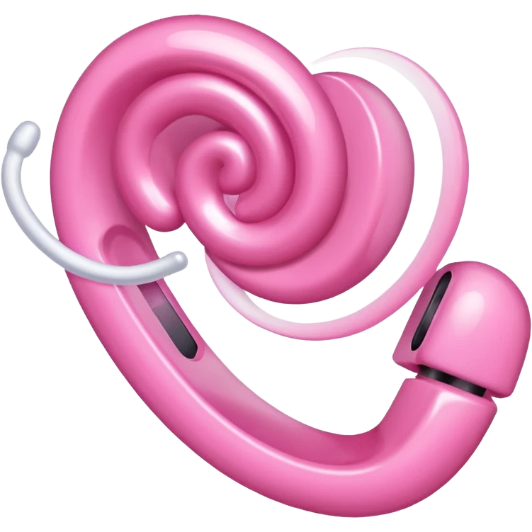 mix light pink dark pink and white girly voicemail emoji