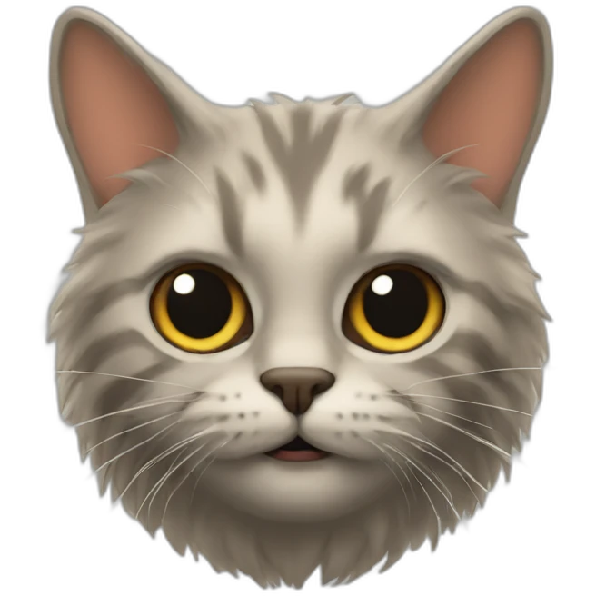 spider with a cat head emoji
