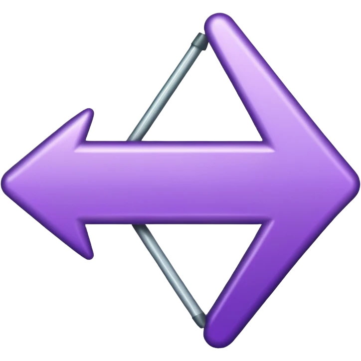 seta para direita roxa emoji