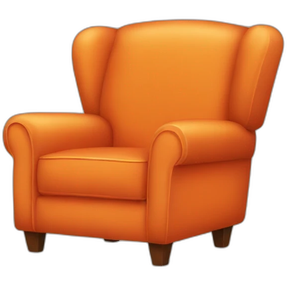 orange chair emoji