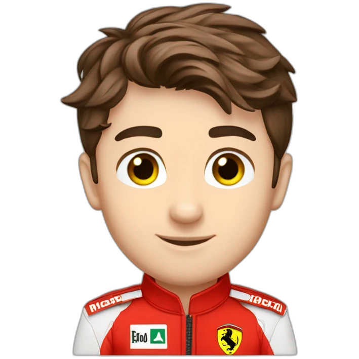 charles-leclerc-ferrari-f1-pilot-in-red emoji