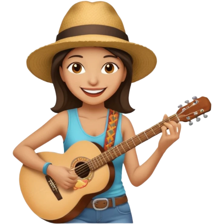 Street Music Performer woman emoji