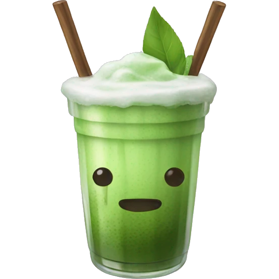 Iced Matcha  emoji