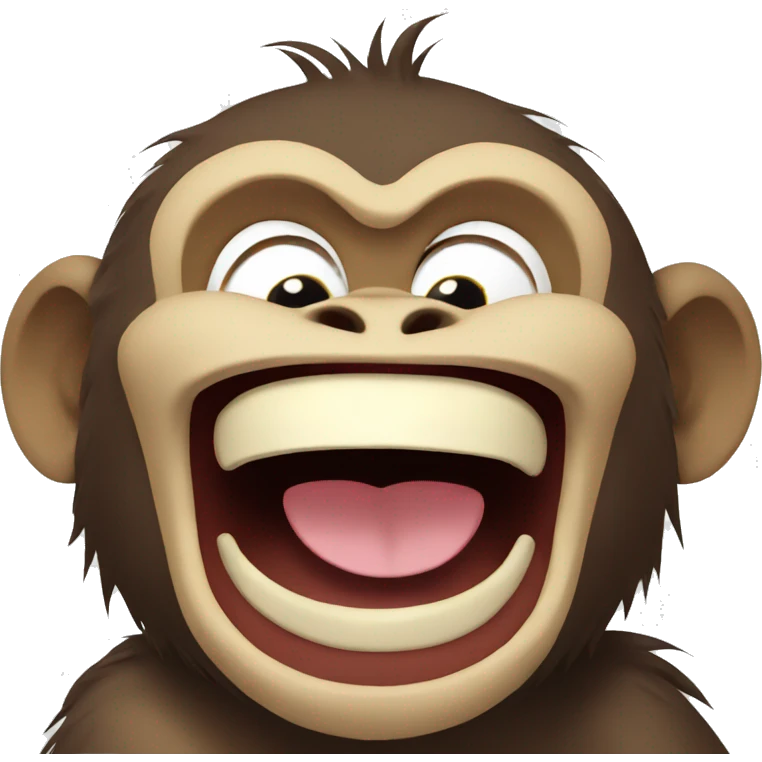 Monkey laughing  emoji