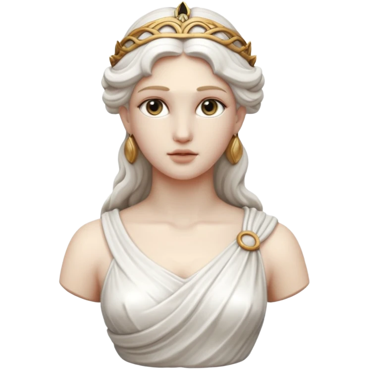 greek goddess sculpture emoji