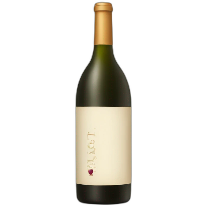 Wine bottle emoji