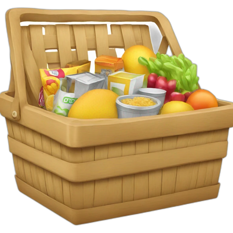 shop basket emoji