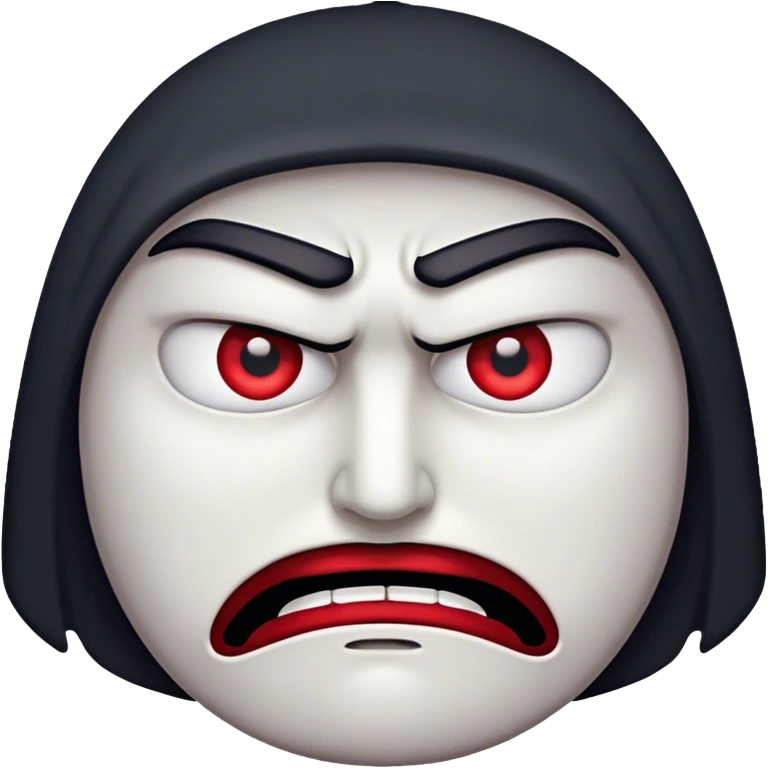 angry eyes, no face emoji