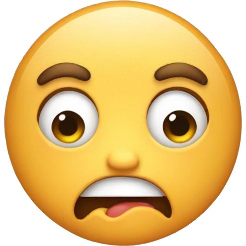 Hungry face emoji