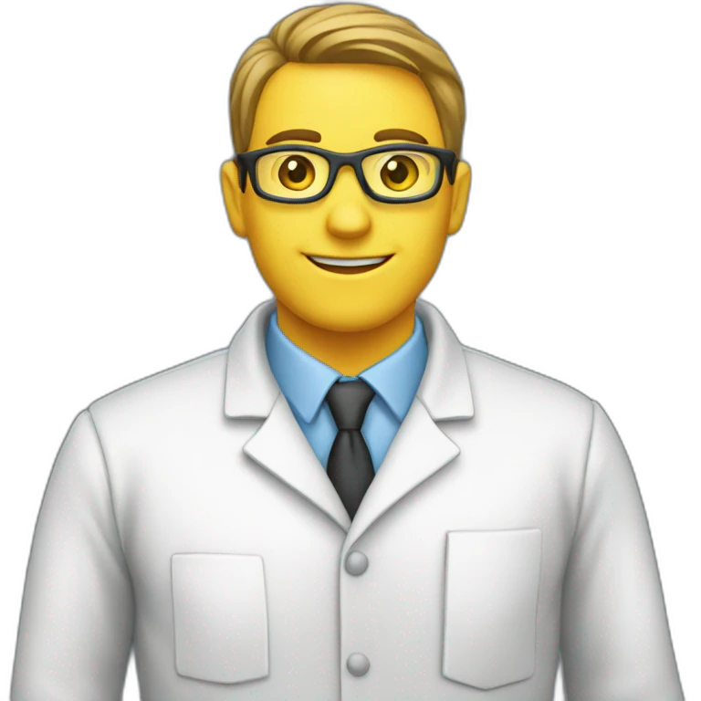 Chemist at chemical pilot plant emoji