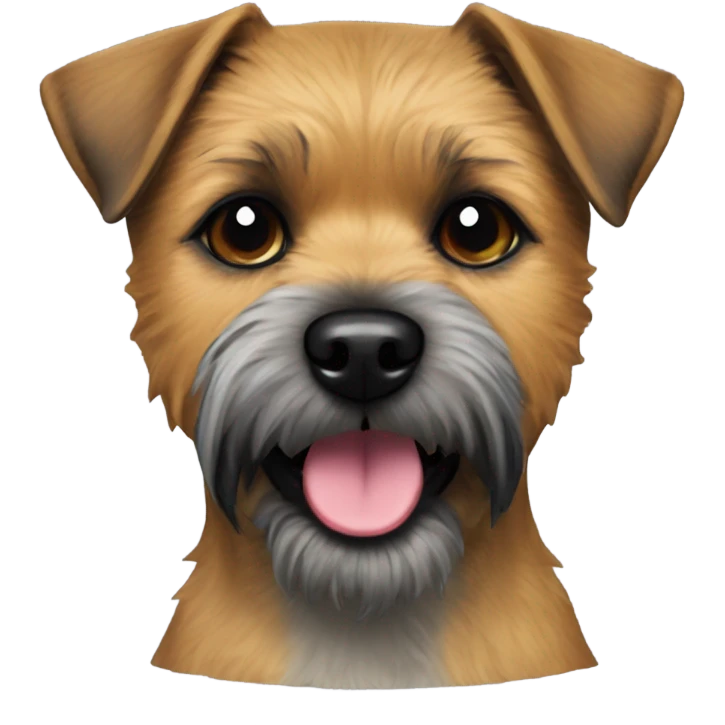 Border terrier dog emoji