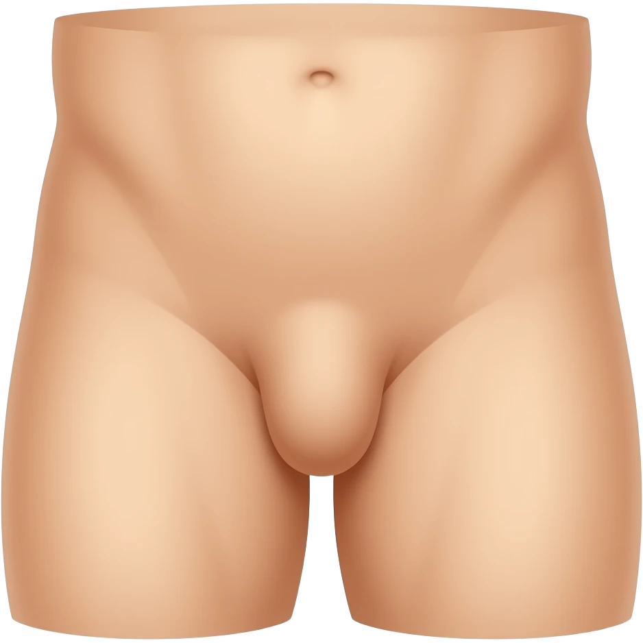 Male crotch with penis emoji