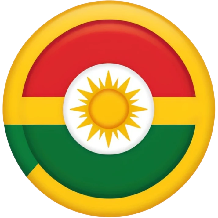 Kurdish flag emoji
