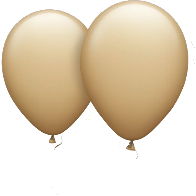 Beige balloons  emoji