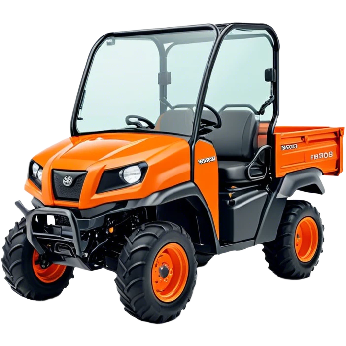 Farm Utility Vehicle (UTV) - Kubota RTV-XG850 (Model Year: 2021) (Iconic colour: Orange) emoji