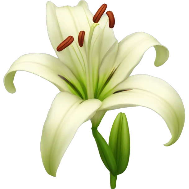 Lilium flower emoji