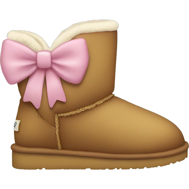 uggs with bow emoji