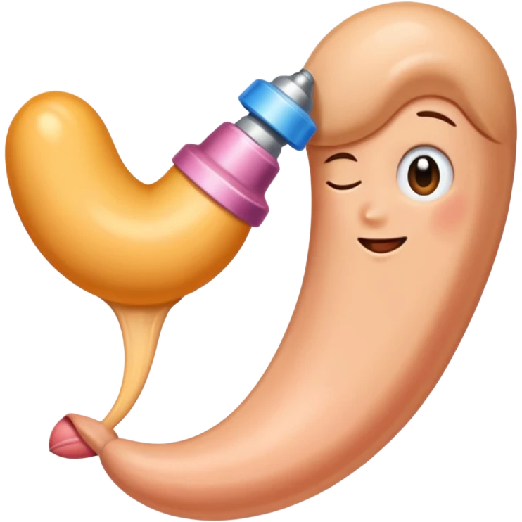 un pene y una vagina emoji