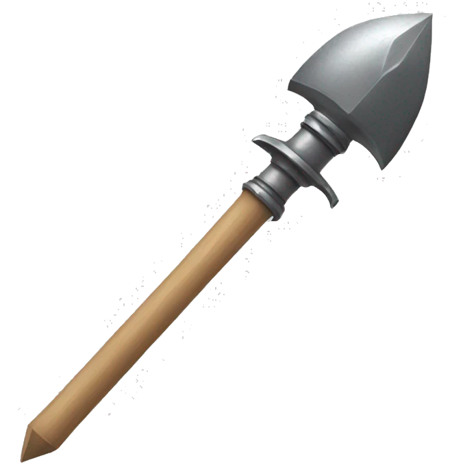 Mace made by pencil emoji