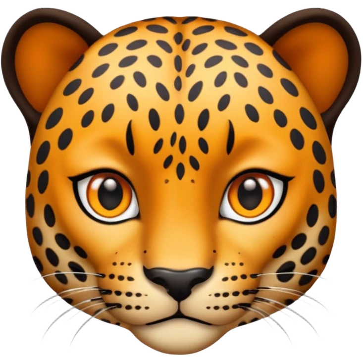 leopard face emoji
