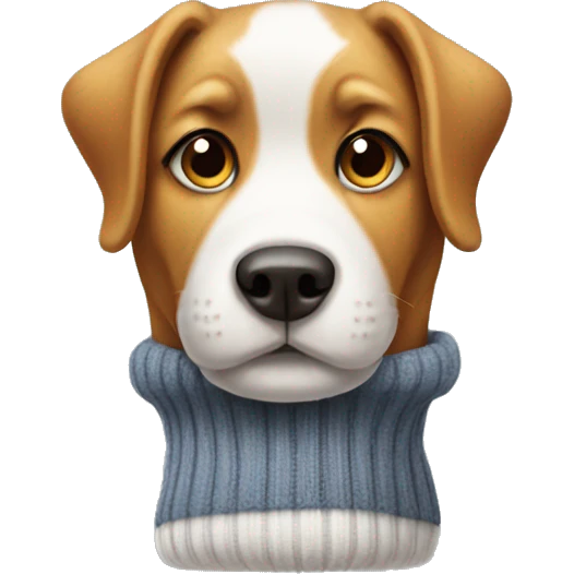 Dog in sock  emoji