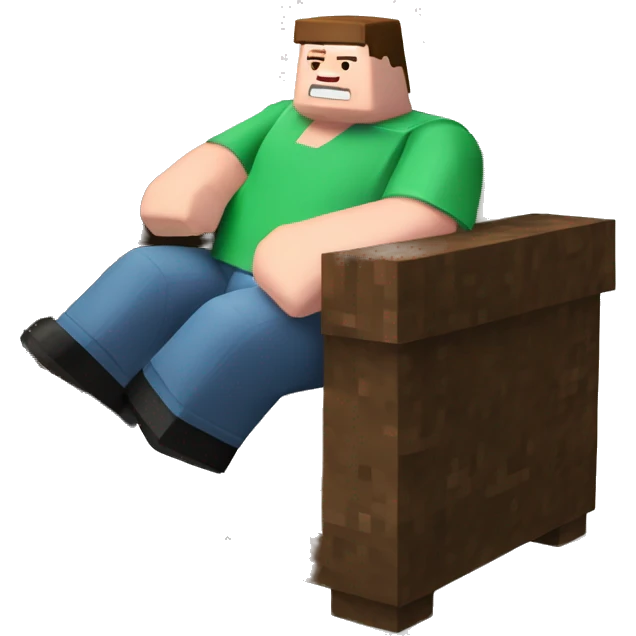 Peter Griffin playing Minecraft on Xbox tv emoji