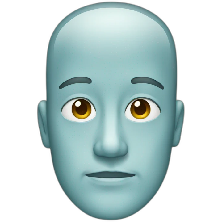 glass head emoji