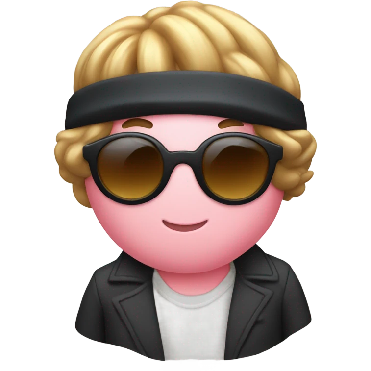 Kirby with sunglasses  emoji
