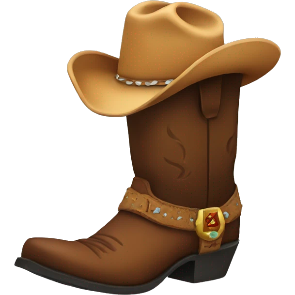 cowboy boot emoji