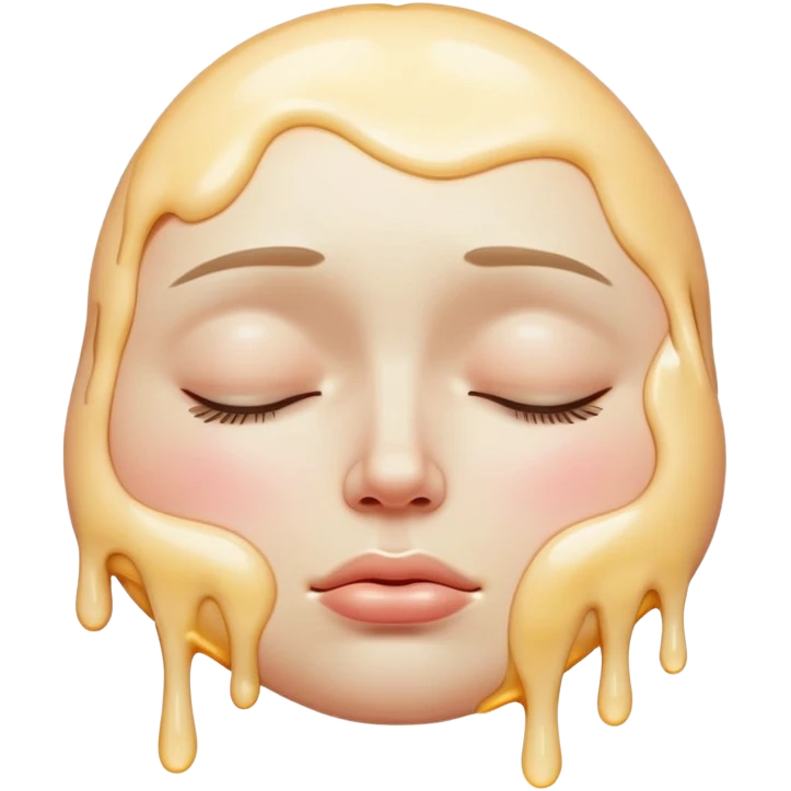 Kiss and melt face  emoji