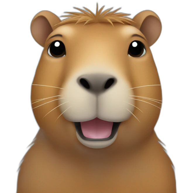 Capybara emoji