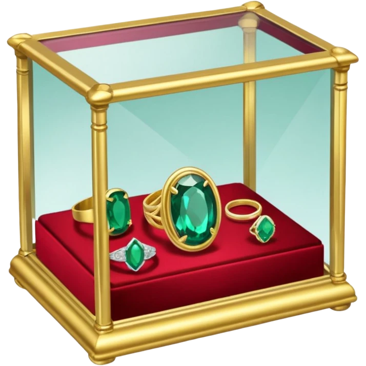 jewelry display case at Walmart emoji